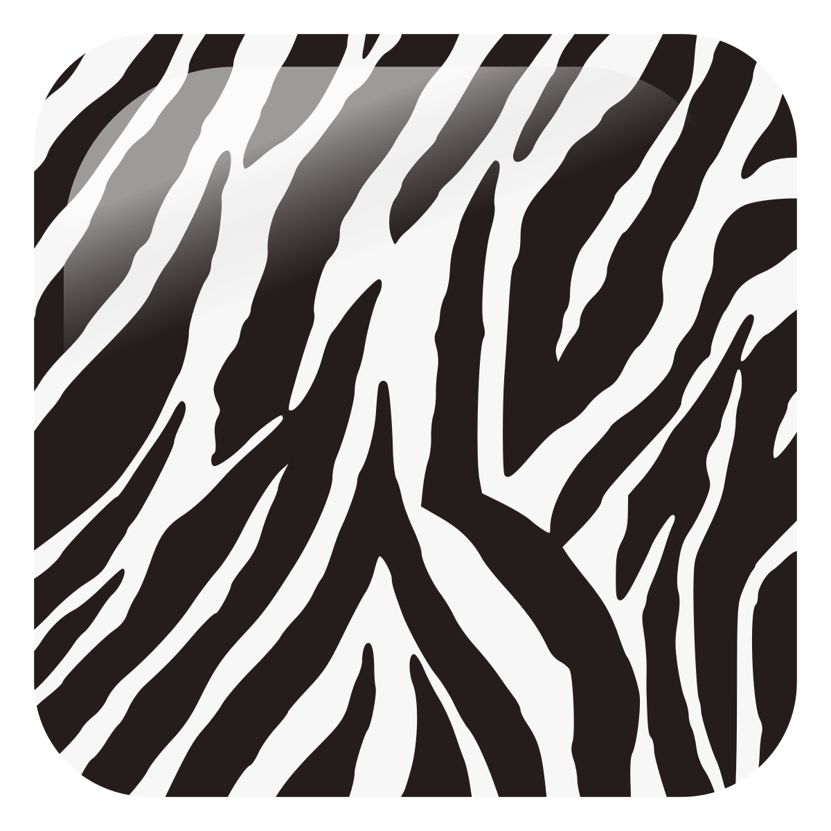 What are zebra stripe patterns?