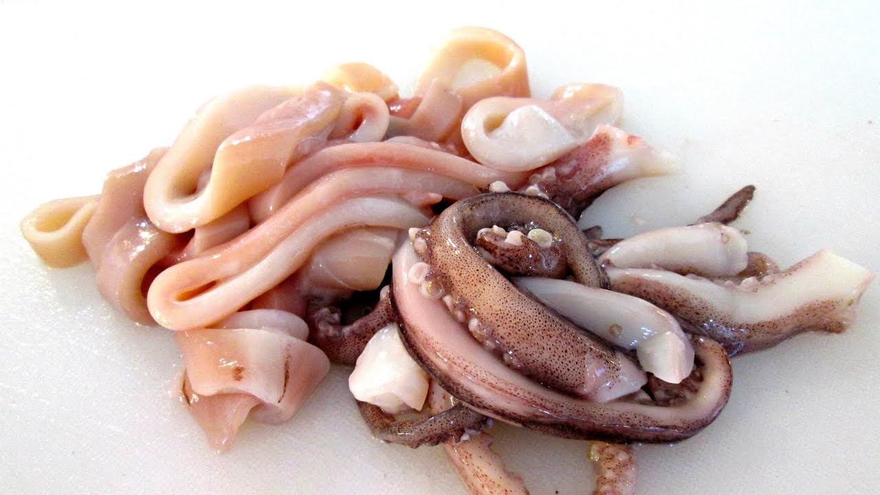 Can you eat squid tentacles raw?