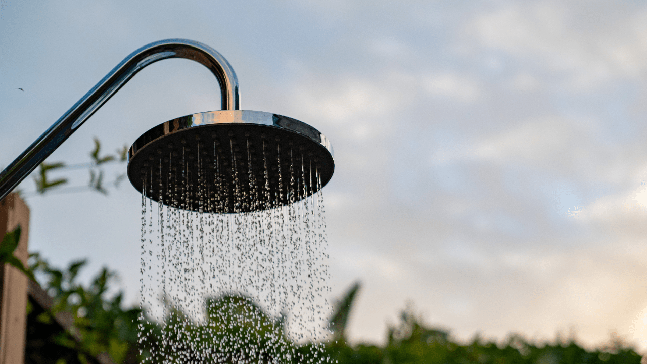 Can you use rainwater to shower?