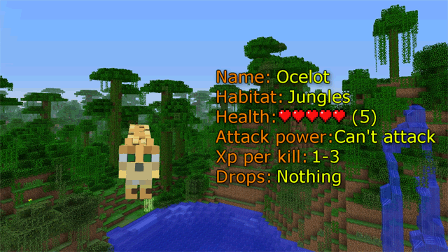 Do ocelots attack you in Minecraft?