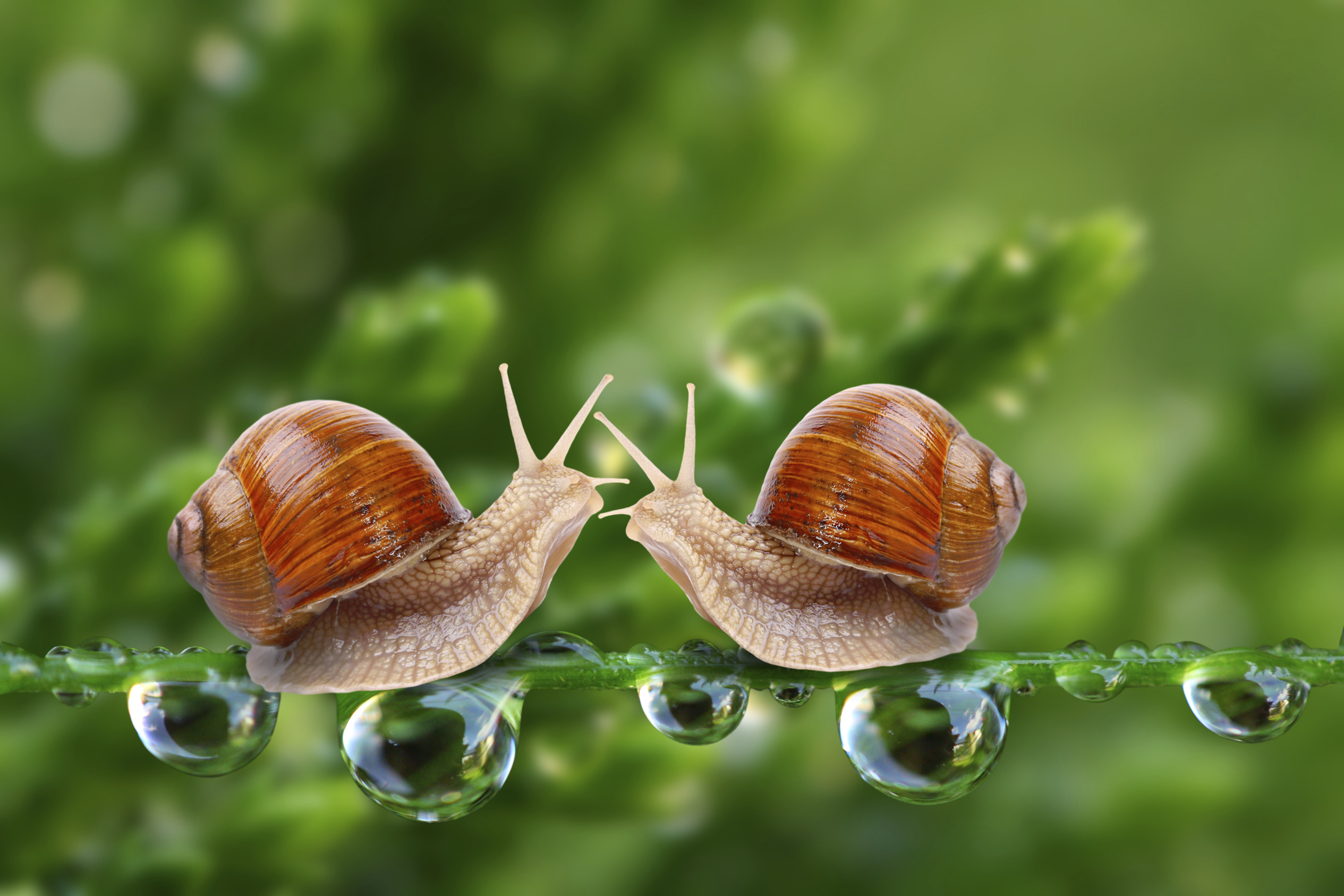 Do snails like sunlight or shade?