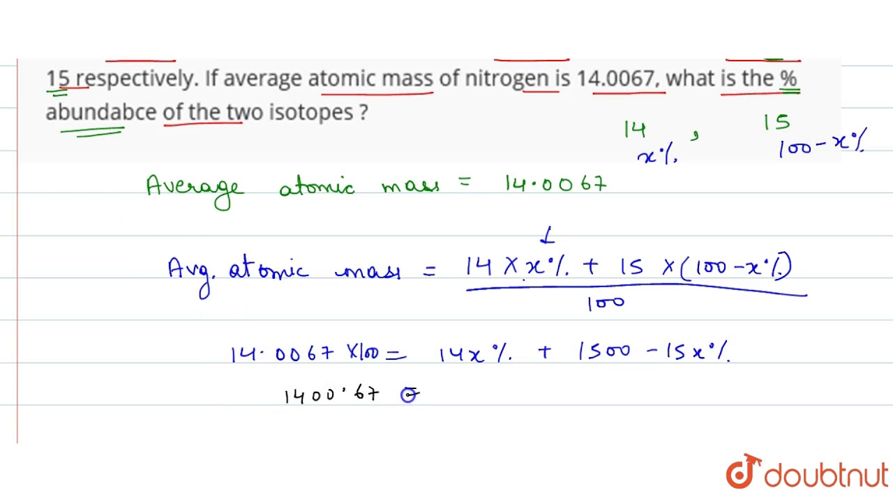 How do you calculate the percent of nitrogen in nature?