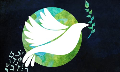 Is there a connection between the olive leaf and peace?