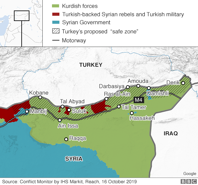 Is Turkey in Syria?