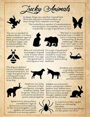 What animal is a symbol of prosperity?