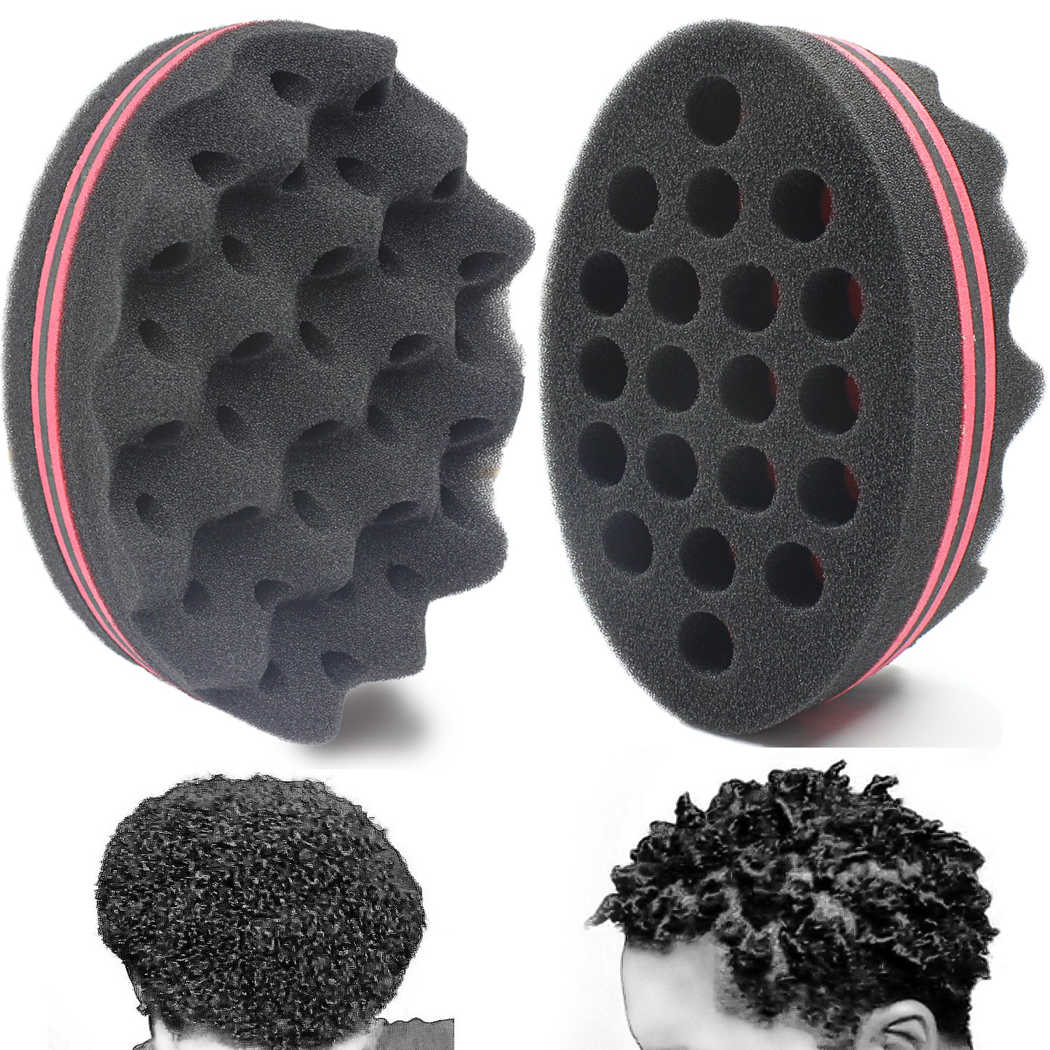 What are the holes in the hair sponge for?