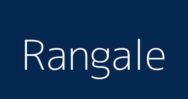 What does Rangale mean?