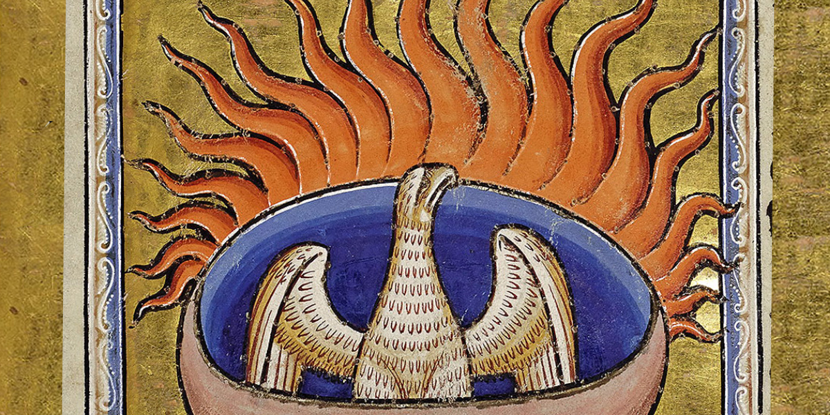 What does the bird symbol mean in Christianity?