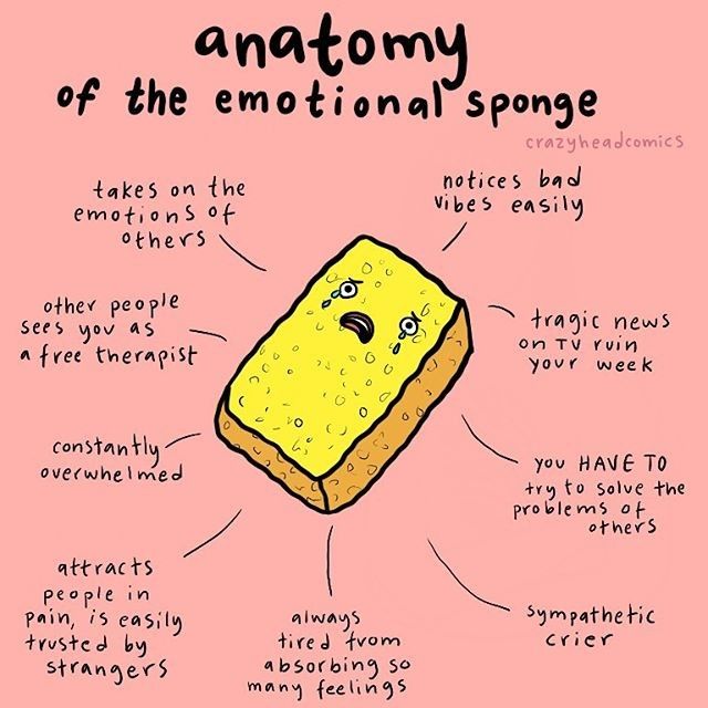 What is an emotional sponge?