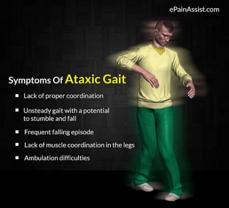 What is ataxic gaits in psychology?