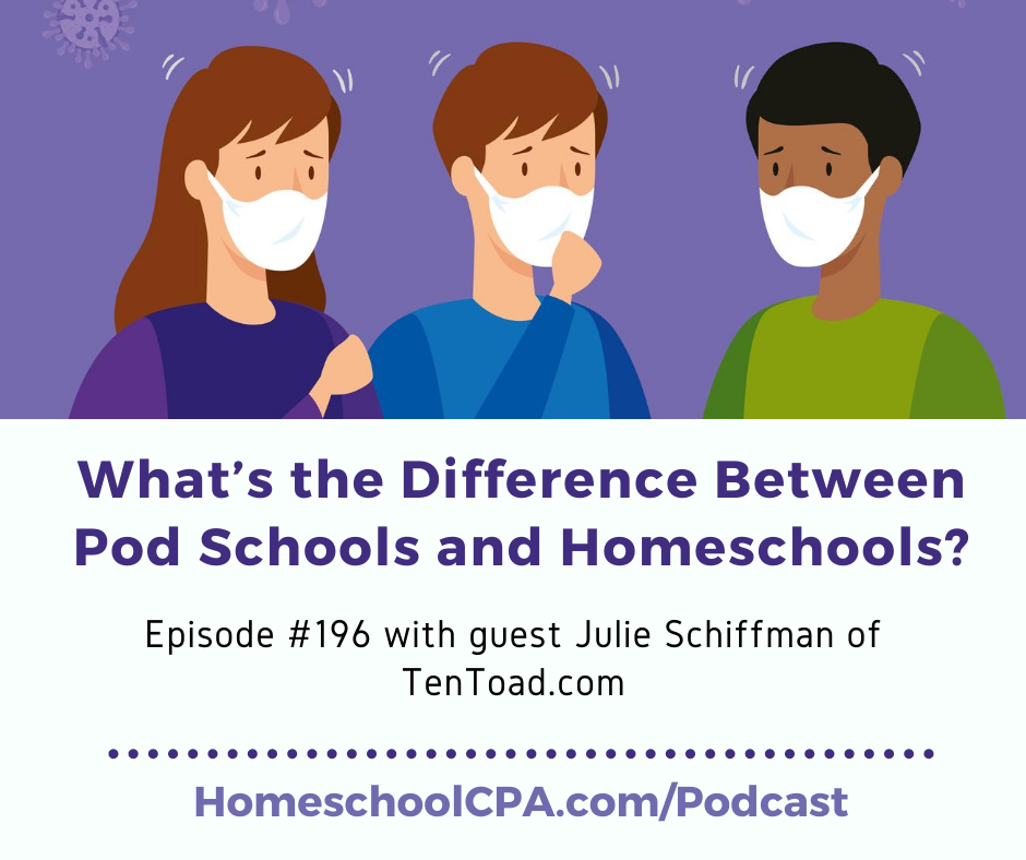 What is the difference between a school and a pod?