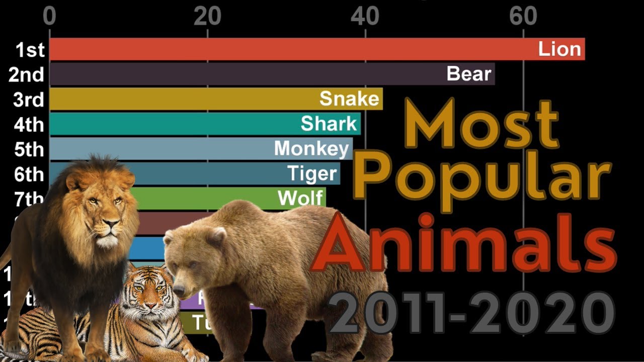 What is the most popular animal in the world 2021?