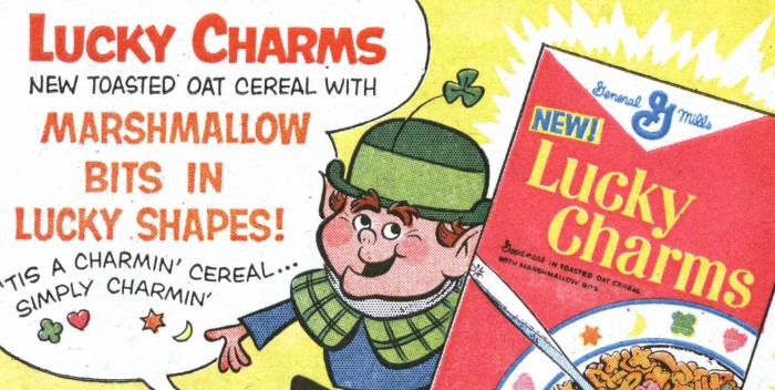 What is the origin of Lucky Charms?