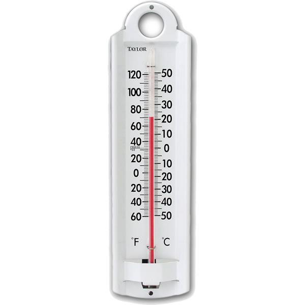 What type of thermometers do weather reporters use?
